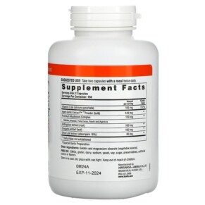 Thành phần vi chất của Kyolic Aged Garlic Extract Immune Formula 103 300 Capsules 023542103435