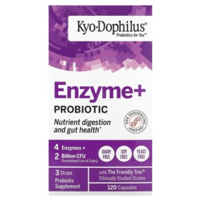Thực phẩm chức năng Kyolic Kyo-Dophilus Enzyme+ Probiotic 2 Billion CFU 120 Capsules 023542602426