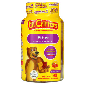 Thực phẩm chức năng L'il Critters Fiber Digestive Support Natural Flavors 90 Gummies 027917024134