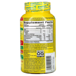 Thành phần vi chất của L'il Critters Immune C Plus Zinc & Vitamin D 190 Gummies 027917019451