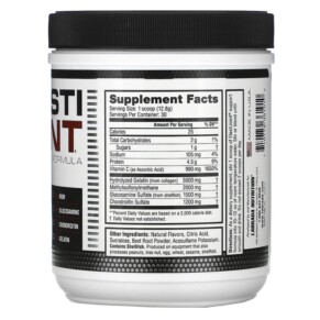 Thành phần vi chất của Labrada Nutrition ElastiJoint Joint Support Formula Fruit Punch Flavor 13.54 oz (384 g) 710779361010