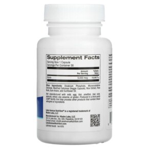 Thành phần vi chất của Lake Avenue Nutrition Biotin 5.000 mcg 30 Veggie Capsules 898220016761