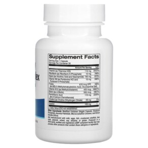 Thành phần vi chất của Lake Avenue Nutrition High Potency Vitamin B Complex 30 Veggie Capsules 898220020898