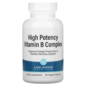 Thực phẩm chức năng Lake Avenue Nutrition High Potency Vitamin B Complex 90 Veggie Capsules 898220020904