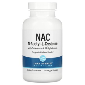 Thực phẩm chức năng Lake Avenue Nutrition N-Acetyl-L- Cysteine 600 mg 120 Veggie Capsules 898220016396