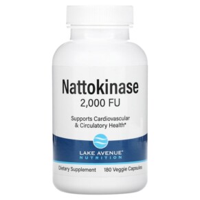 Thực phẩm chức năng Lake Avenue Nutrition Nattokinase 2.000 FU 180 Veggie Capsules 898220016334