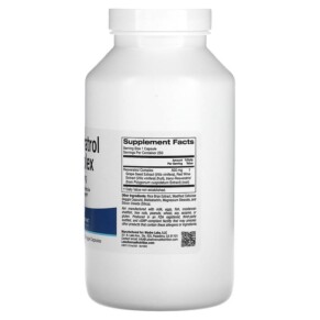 Thành phần vi chất của Lake Avenue Nutrition Resveratrol Complex 500 mg 250 Veggie Capsules 898220016631