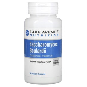 Thực phẩm chức năng Lake Avenue Nutrition Saccharomyces Boulardii Probiotic Yeast 10 Billion CFU 60 Veggie Capsules 898220014200