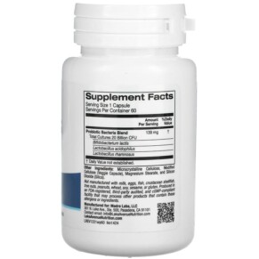 Thành phần vi chất của Lake Avenue Nutrition Women's Probiotics 20 Billion 60 Veggie Capsules 898220014248