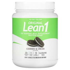 Thực phẩm chức năng Lean1 Original Fat Burning Meal Replacement Protein Shake Cookies & Cream 1.98 lb (900 g) 810033010552