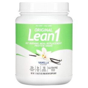 Thực phẩm chức năng Lean1 Original Fat Burning Meal Replacement Protein Shake Vanilla 1.7 lbs (780 g) 810033010828