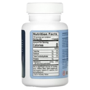 Thành phần vi chất của Life Enhancement Durk Pearson & Sandy Shaw's BHT Plus 100 Vegetable Capsules 603902014450