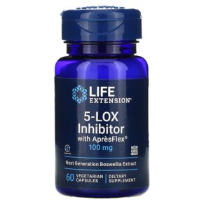 Thực phẩm chức năng Life Extension 5-LOX Inhibitor with ApresFlex 100 mg 60 Vegetarian Capsules 737870163961