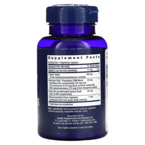 Thành phần vi chất của Life Extension 7-Keto DHEA Metabolite 100 mg 60 Vegetarian Capsules 737870247968