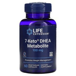 Thực phẩm chức năng Life Extension 7-Keto DHEA Metabolite 100 mg 60 Vegetarian Capsules 737870247968