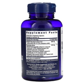 Thành phần vi chất của Life Extension Adrenal Energy Formula 60 Vegetarian Capsules 737870162803