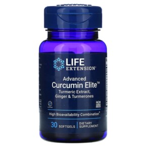 Thực phẩm chức năng Life Extension Advanced Curcumin Elite Turmeric Extract Ginger & Turmerones 30 Softgels 737870232438