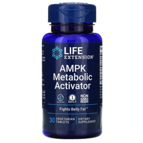 Thực phẩm chức năng Life Extension AMPK Metabolic Activator 30 Vegetarian Tablets 737870220732