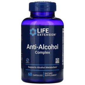 Thực phẩm chức năng Life Extension Anti-Alcohol Complex 60 Capsules 737870224006