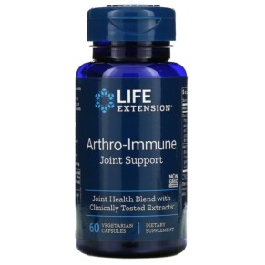 Thực phẩm chức năng Life Extension Arthro-Immune Joint Support 60 Vegetarian Capsules 737870240464