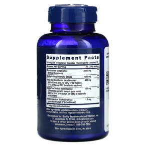 Thành phần vi chất của Life Extension ArthroMax with Theaflavins and AprèsFlex® 120 Vegetarian Capsules 737870161714