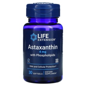 Thực phẩm chức năng Life Extension Astaxanthin with Phospholipids 4 mg 30 Softgels 737870192336