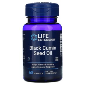Thực phẩm chức năng Life Extension Black Cumin Seed Oil 60 Softgels 737870170969