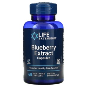 Thực phẩm chức năng Life Extension Blueberry Extract Capsules 60 Vegetarian Capsules 737870121466