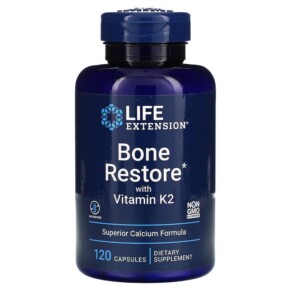 Thực phẩm chức năng Life Extension Bone Restore with Vitamin K2 120 Capsules 737870172710