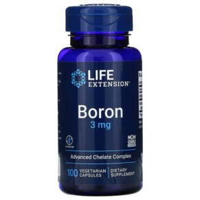 Thực phẩm chức năng Life Extension Boron 3 mg 100 Vegetarian Capsules 737870166115