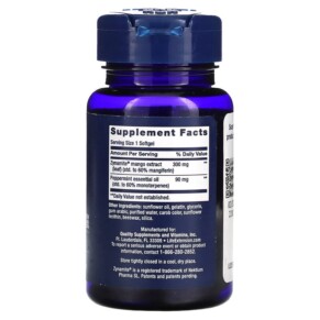 Thành phần vi chất của Life Extension Brain Fog Relief 30 Softgels 737870251033