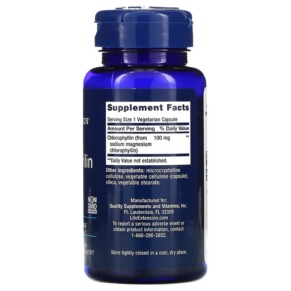 Life Extension Chlorophyllin 100 mg 100 Vegetarian Capsules 3 Thành phần vi chất của Life Extension Chlorophyllin 100 mg 100 Vegetarian Capsules 737870157113