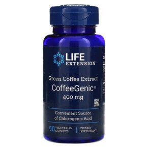 Thực phẩm chức năng Life Extension CoffeeGenic Green Coffee Extract 400 mg 90 Vegetarian Capsules 737870162094