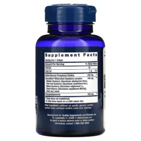 Thành phần vi chất của Life Extension Cognitex Basics 30 Softgels 737870232131