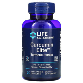 Thực phẩm chức năng Life Extension Curcumin Elite Turmeric Extract 60 Vegetarian Capsules 737870240761