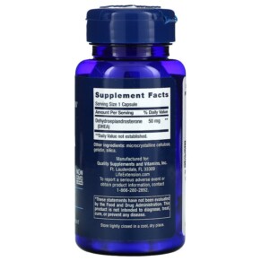 Thành phần vi chất của Life Extension DHEA 50 mg 60 Capsules 737870882060