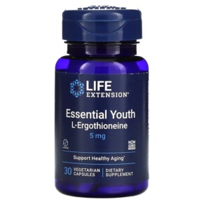 Thực phẩm chức năng Life Extension Essential Youth L-Ergothioneine 5 mg 30 Vegetarian Capsules 737870243137
