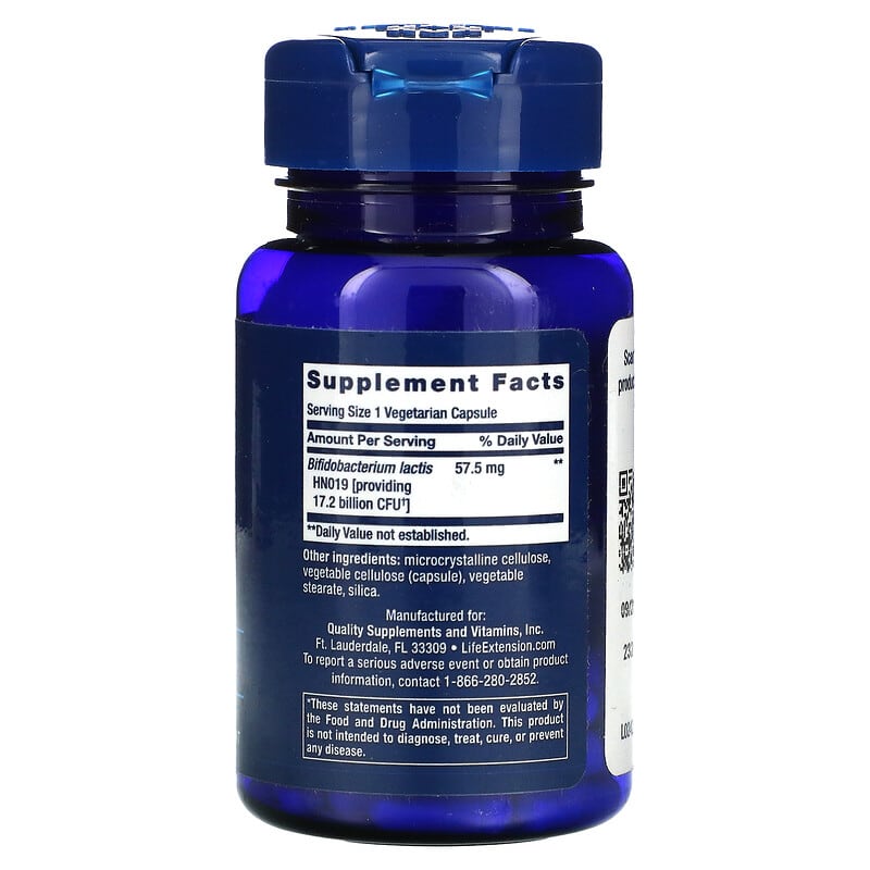 Life Extension Florassist Daily Bowel Regularity 30 Vegetarian Capsules 2 Thành phần vi chất của Life Extension Florassist Daily Bowel Regularity 30 Vegetarian Capsules 737870242130