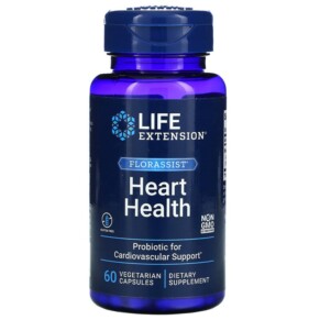 Thực phẩm chức năng Life Extension FLORASSIST Heart Health 60 Vegetarian Capsules 737870182160