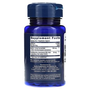 Thành phần vi chất của Life Extension FLORASSIST Immune & Nasal Defense 30 Vegetarian Capsules 737870220831