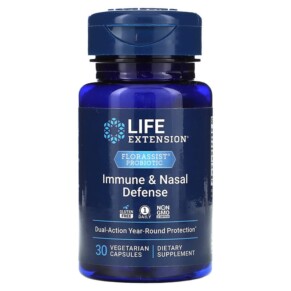 Thực phẩm chức năng Life Extension FLORASSIST Immune & Nasal Defense 30 Vegetarian Capsules 737870220831