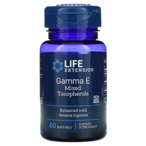 Thực phẩm chức năng Life Extension Gamma E Mixed Tocopherols 60 Softgels 737870207566