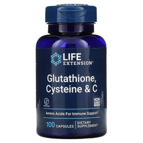 Thực phẩm chức năng Life Extension Glutathione Cysteine & C 100 Capsules 737870154112