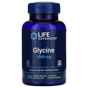 Thực phẩm chức năng Life Extension Glycine 1.000 mg 100 Vegetarian Capsules 737870166917