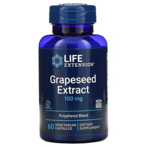 Thực phẩm chức năng Life Extension Grapeseed Extract 100 mg 60 Vegetarian Capsules 737870221166