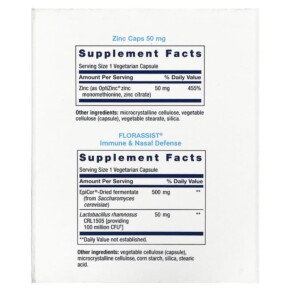 Thành phần vi chất của Life Extension Immune Packs With Vitamin C & D Zinc And Probiotic 30 Packets 737870242536