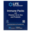 Thực phẩm chức năng Life Extension Immune Packs With Vitamin C & D Zinc And Probiotic 30 Packets 737870242536