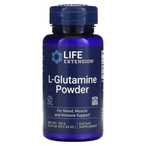 Thực phẩm chức năng Life Extension L-Glutamine Powder 3.53 oz (100 g) 737870141105