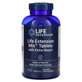 Thực phẩm chức năng Life Extension Life Extension Mix Tablets with Extra Niacin 240 Tablets 737870235729