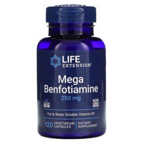 Thực phẩm chức năng Life Extension Mega Benfotiamine 250 mg 120 Vegetarian Capsules 737870925125